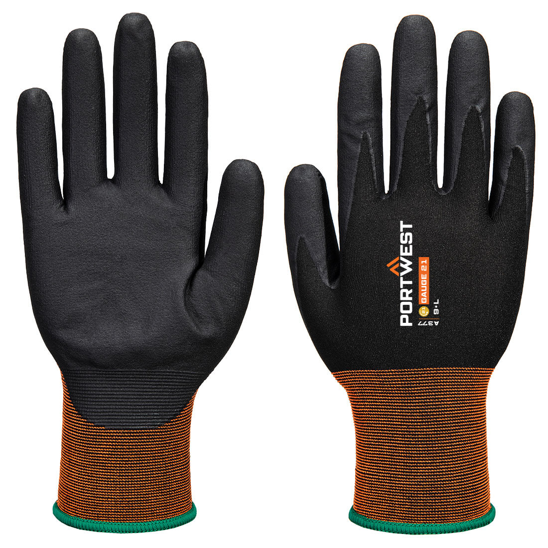 Portwest A377 GP Grip 21 Nitrile Micro Foam Glove