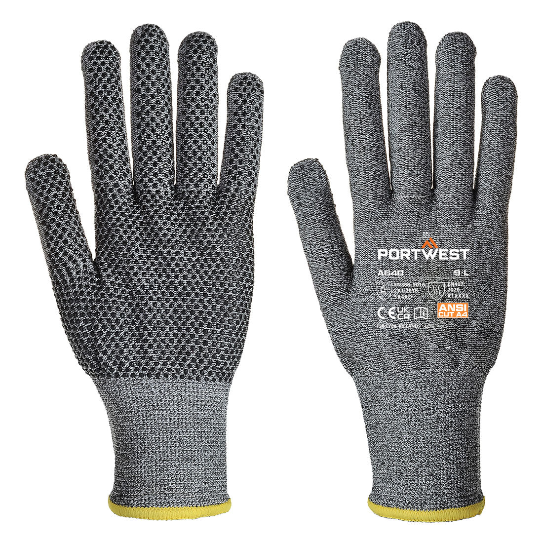 Portwest A640 Cut D13 PVC Dot Glove