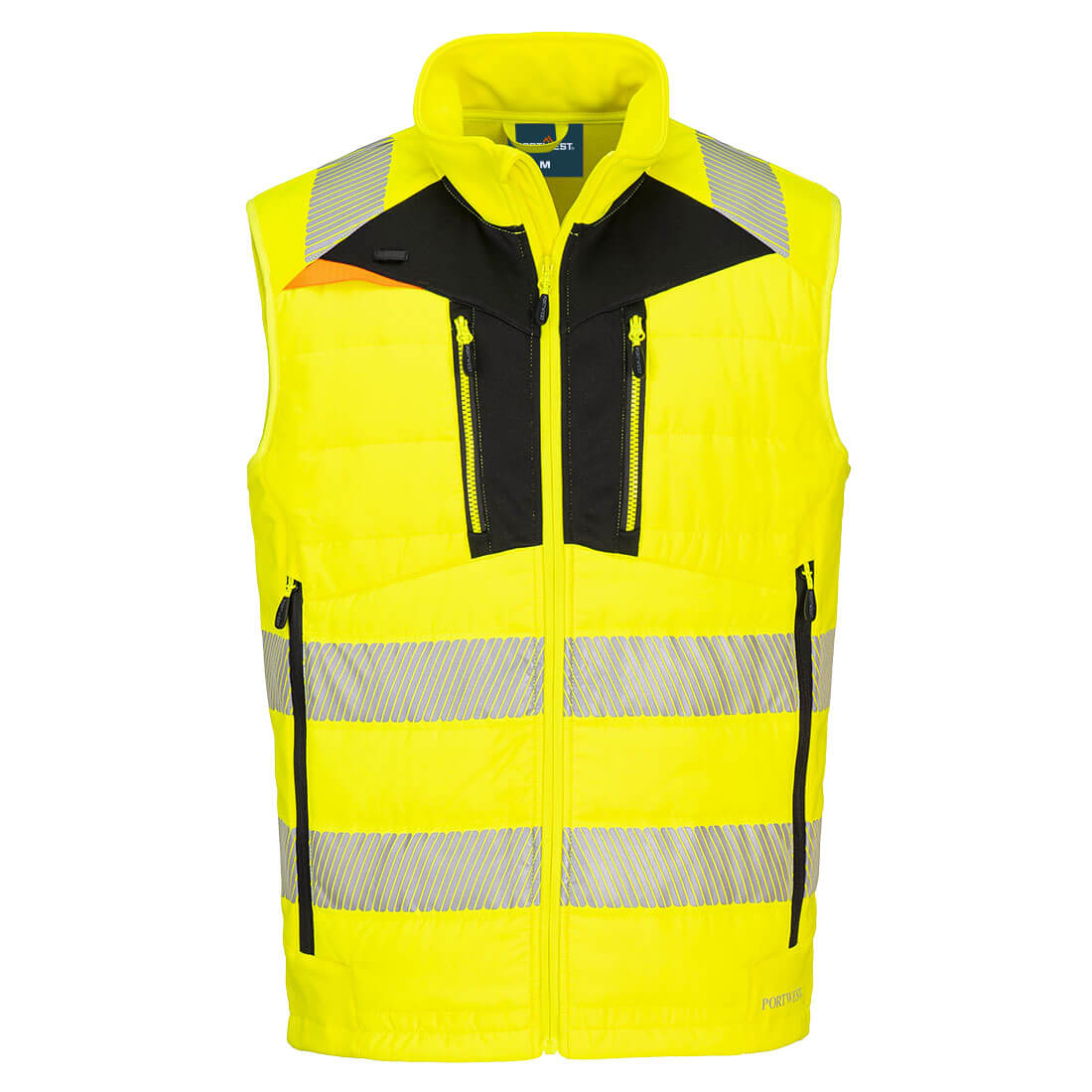 Portwest DX479 DX4 Hi-Vis Hybrid Baffle Bodywarmer