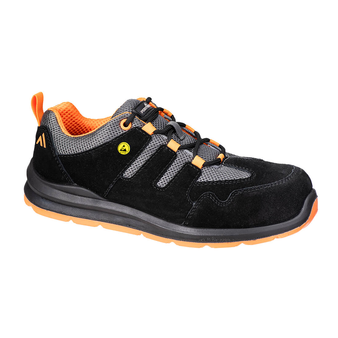 Portwest FE07 Composite Cow Suede Leather Trainer S1 ESD SR FO