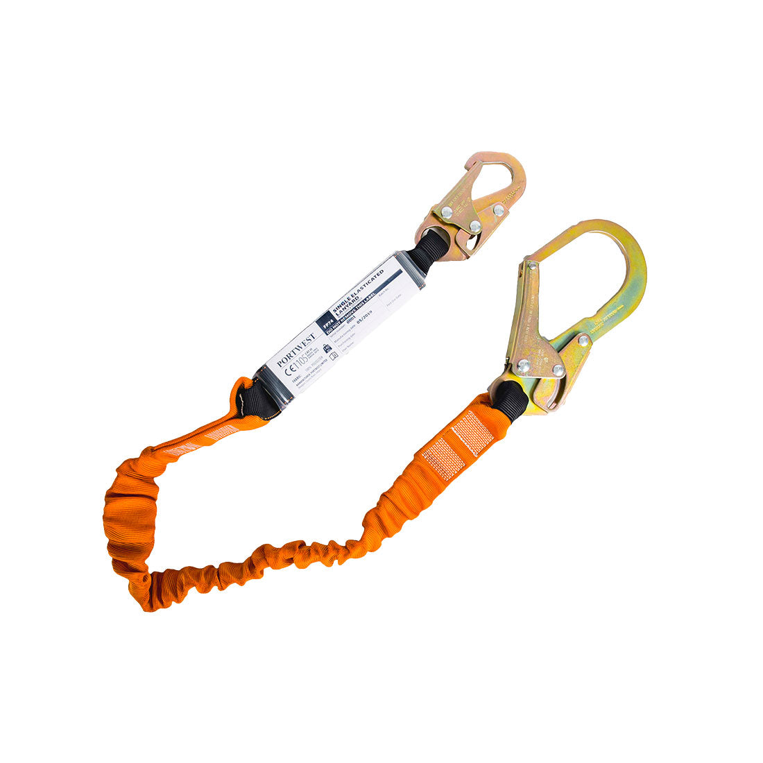 Portwest FP74-Single 140kg 1.8m Lanyard with Shock Absorber