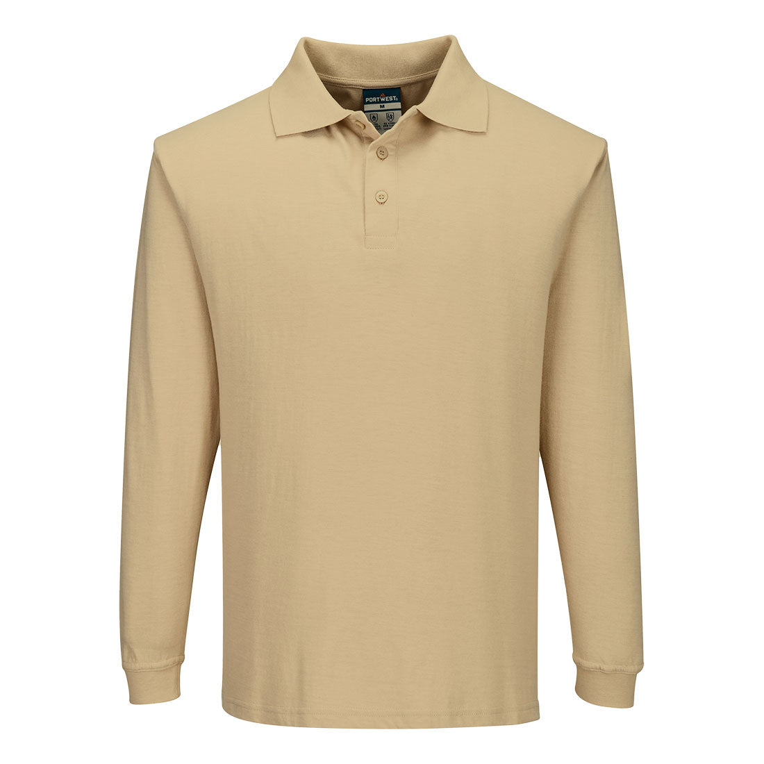 Portwest FR10-Modaflame Knit FR Long Sleeve Polo Shirt