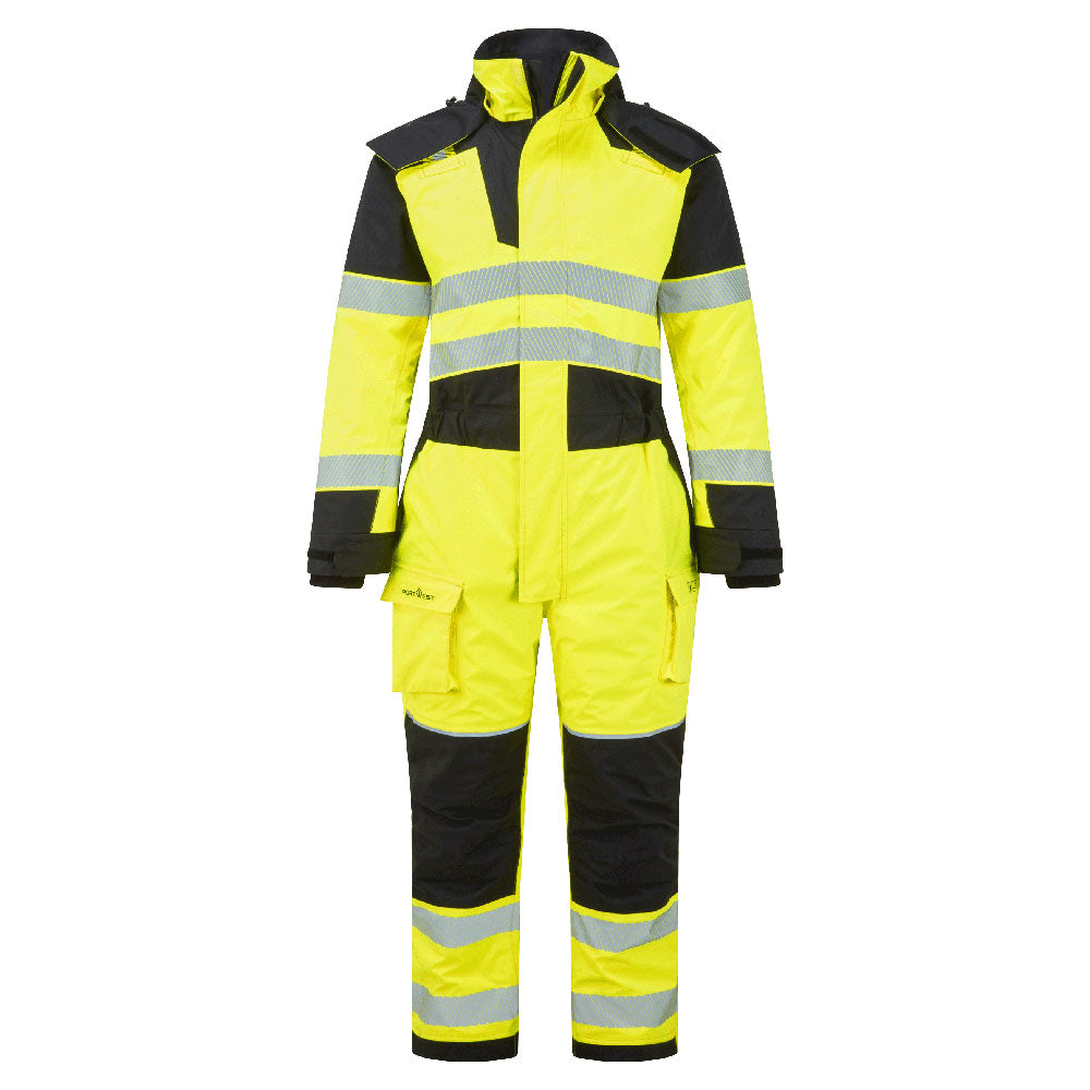 Portwest FR516-PW3 Modaflame Rain+ Hi-Vis Multi-Norm FR Winter Coverall