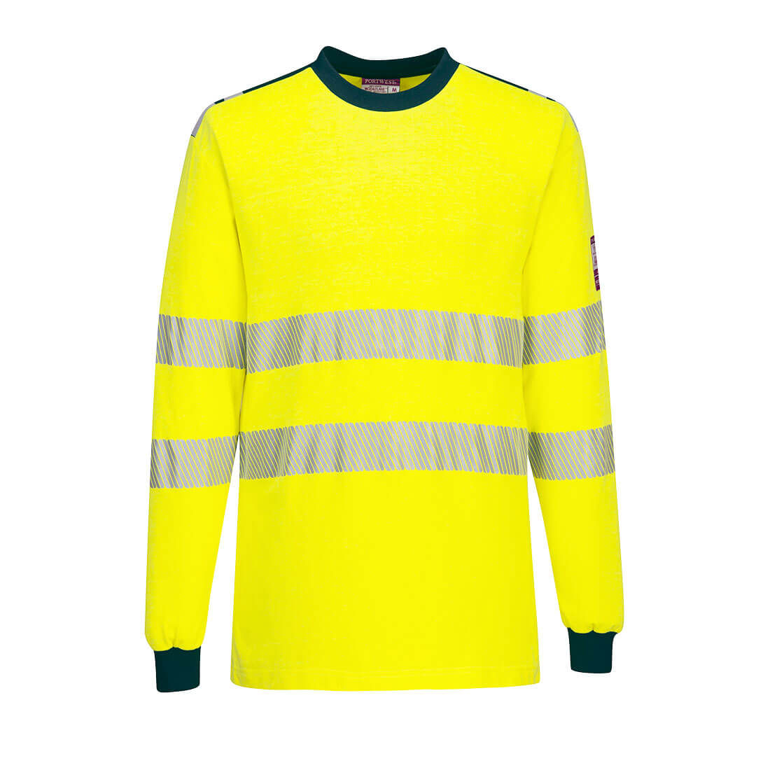 Portwest FR701-PW3 Modaflame Knit Hi-Vis FR Long Sleeve T-Shirt