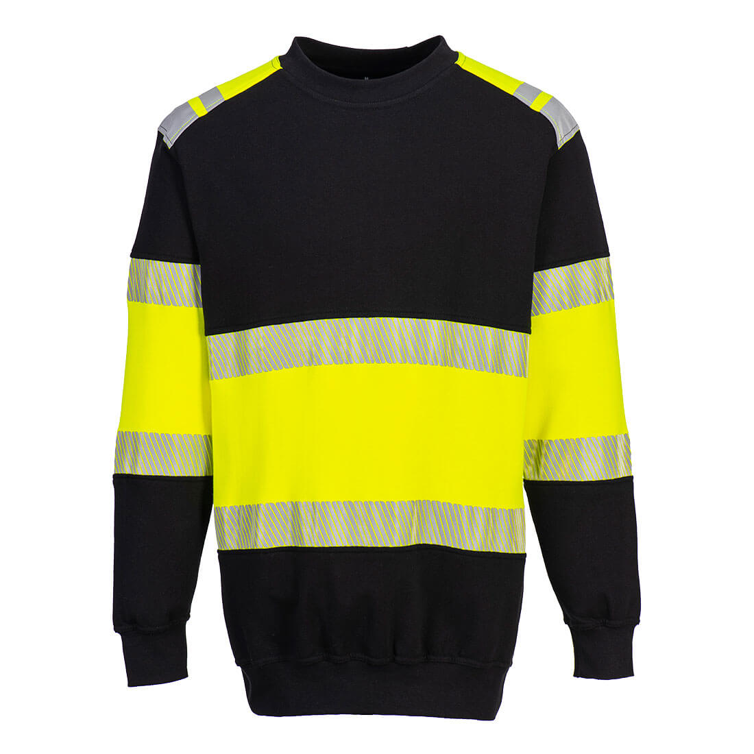 Portwest FR716-PW3 Modaflame Knit Hi-Vis Class 1 FR Sweatshirt