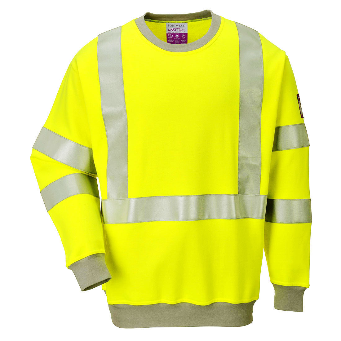 Portwest FR72-Modaflame Knit Hi-Vis FR Sweatshirt