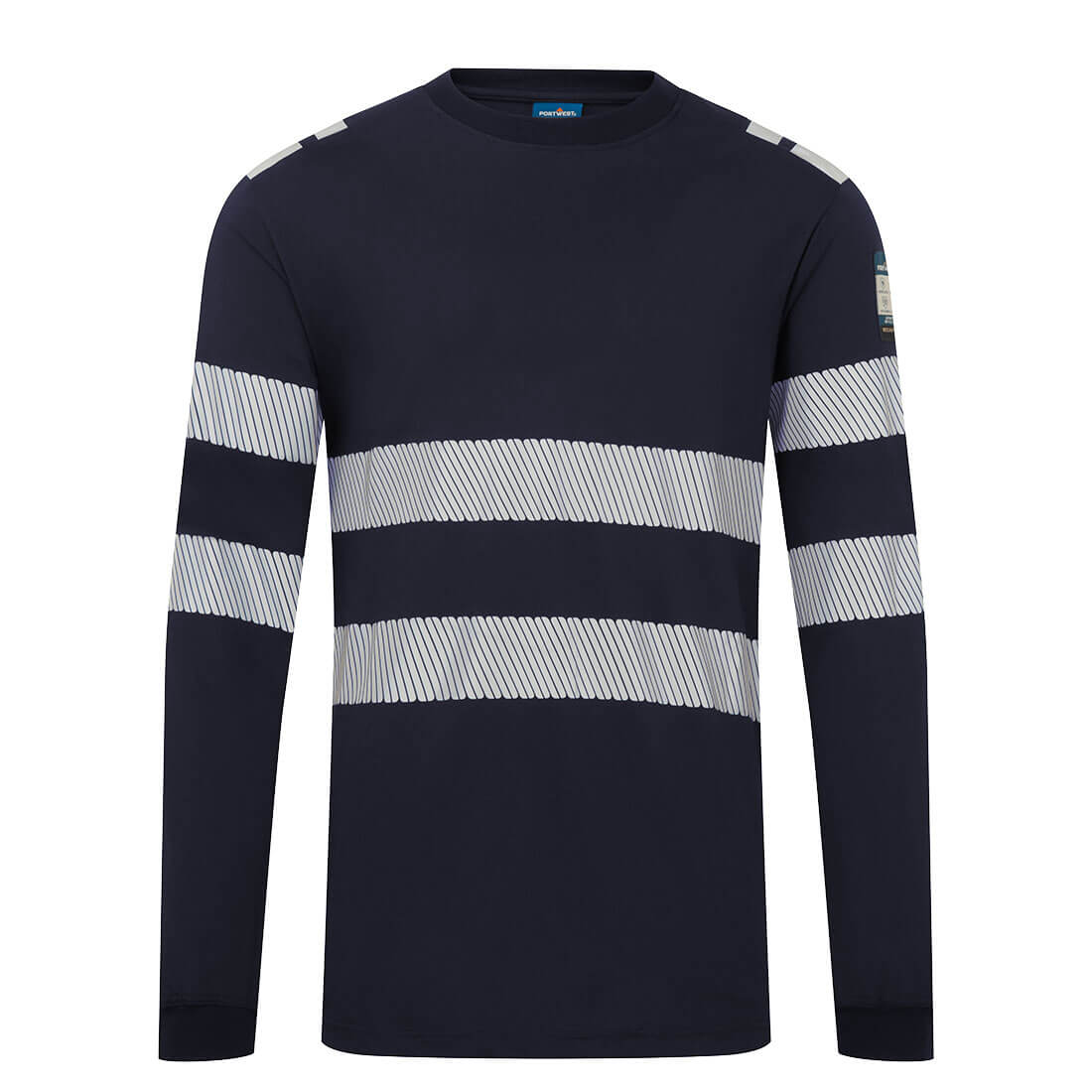 Portwest FR732-PW3 Modaflame Knit FR Long Sleeve T-Shirt