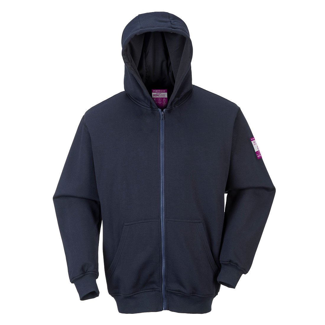 Portwest FR81-Modaflame Knit FR Full Zip Hooded Sweatshirt