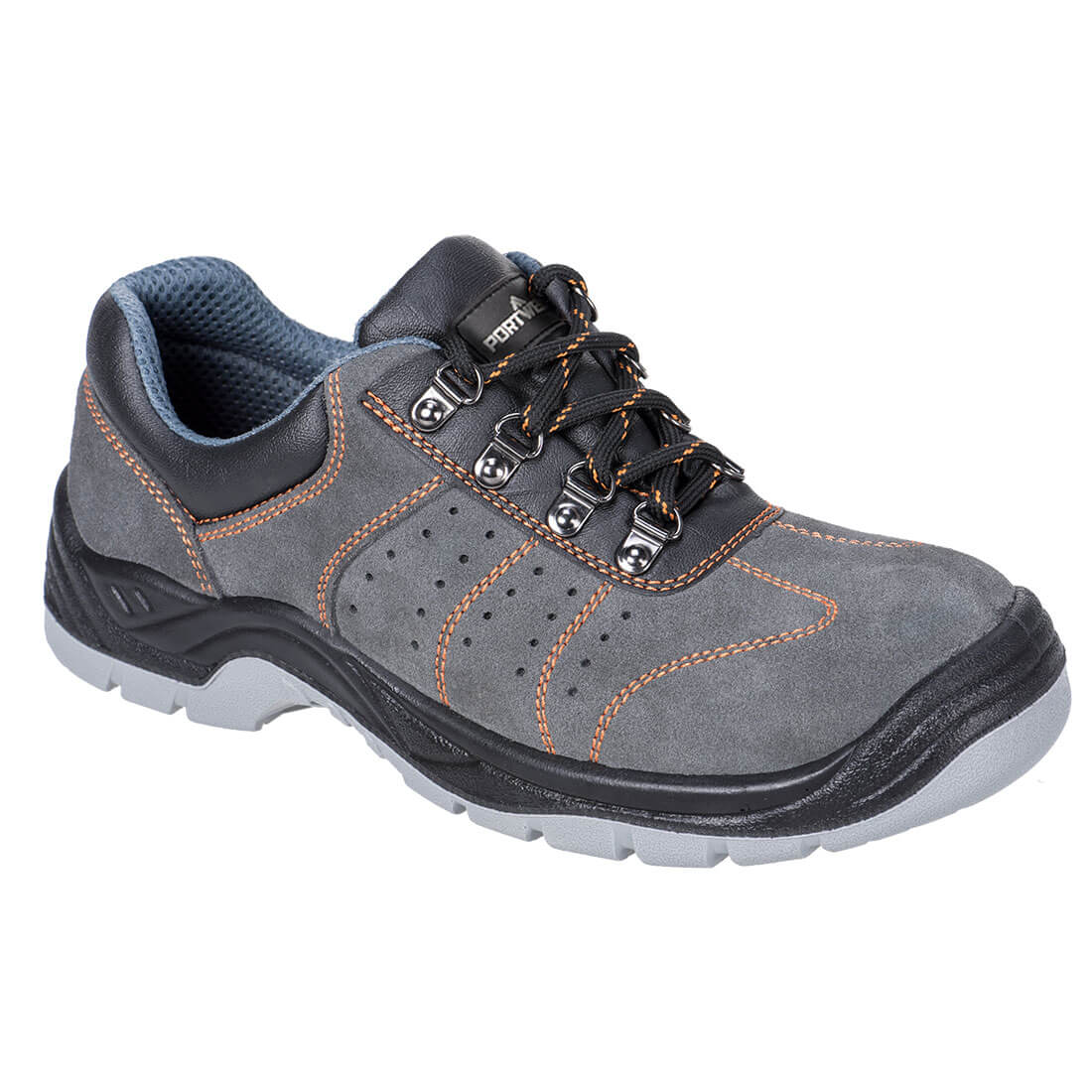 Portwest FW02-Steel Suede Leather Low Shoe S1P SRC