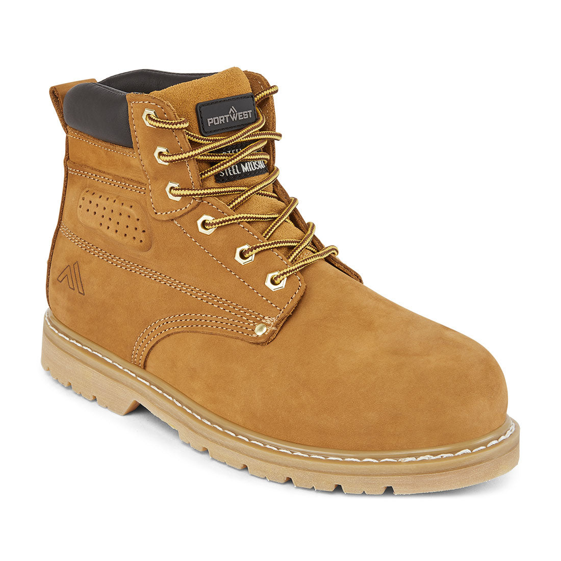 Portwest FW35-Steel Nubuck Leather Ankle Boot SBP HRO