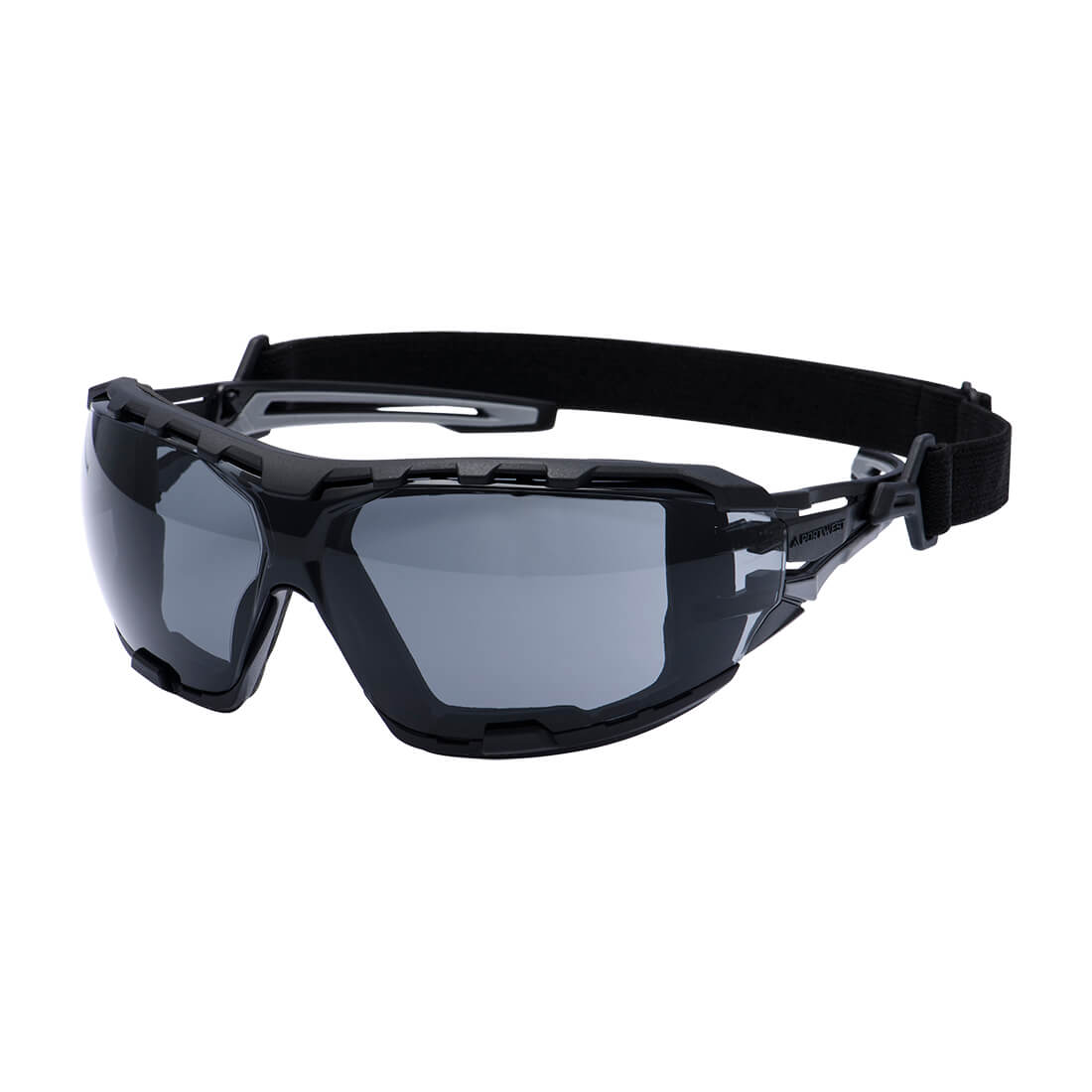 Portwest PR02-Anthracite Wraparound Plus Safety Glasses