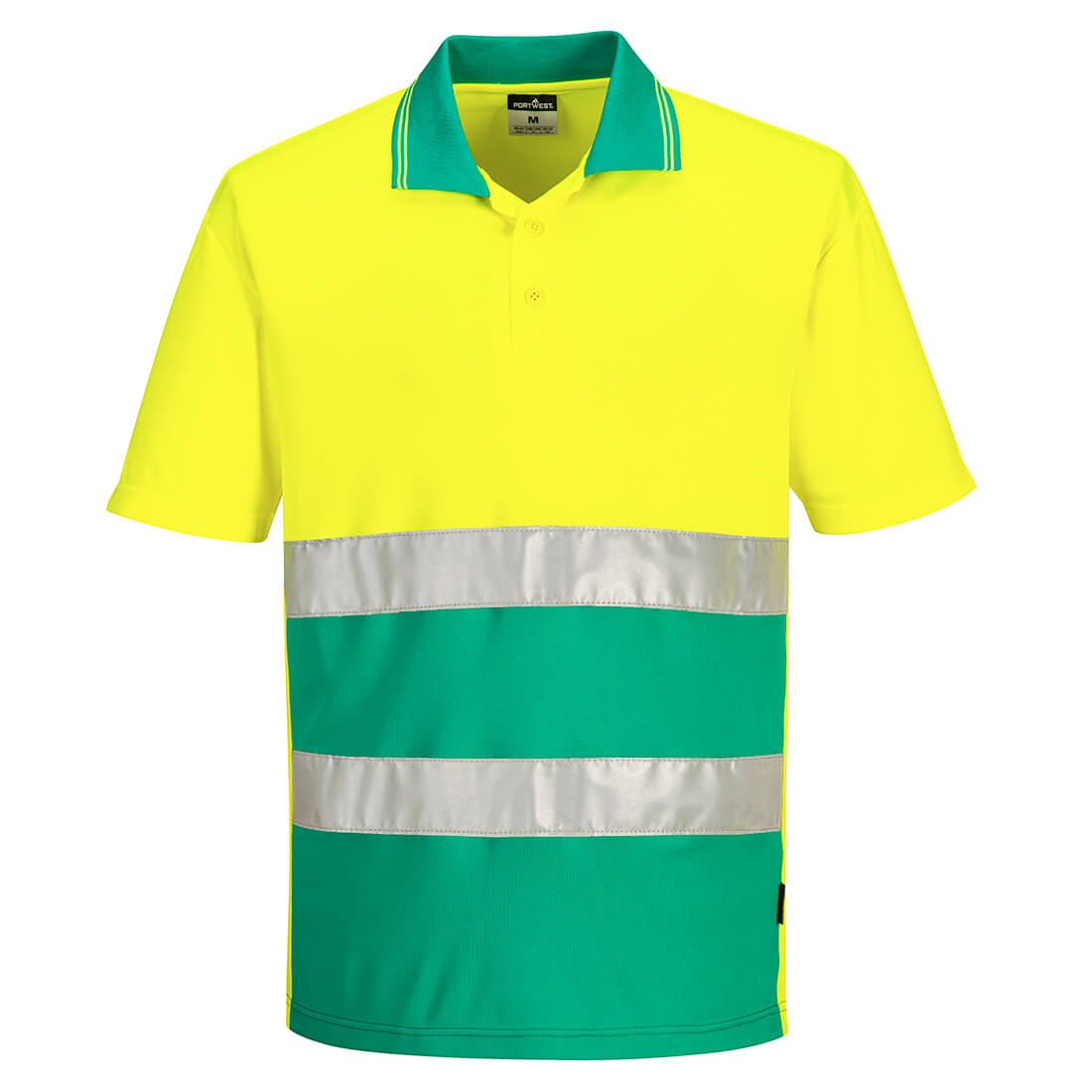 Portwest S175-Hi-Vis Lightweight Contrast Polo Shirt S/S