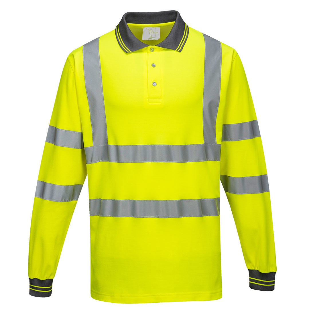 Portwest S271-Hi-Vis Cotton Comfort Polo Shirt L/S