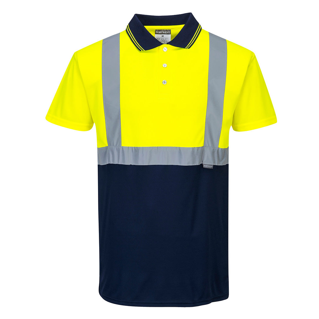 Portwest S479-Hi-Vis Contrast Polo Shirt S/S