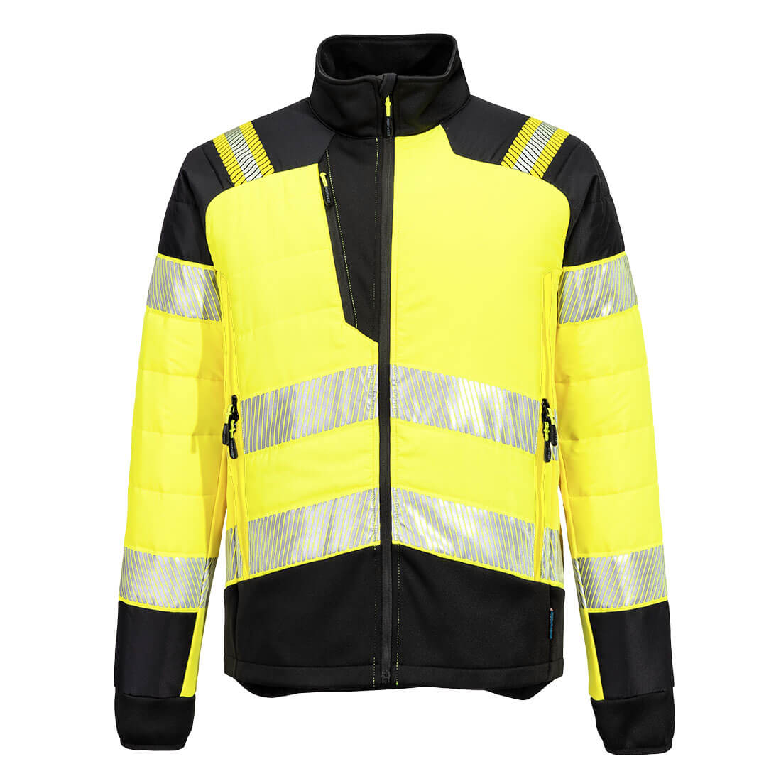 Portwest T170- PW3 Hi-Vis Hybrid Baffle Jacket