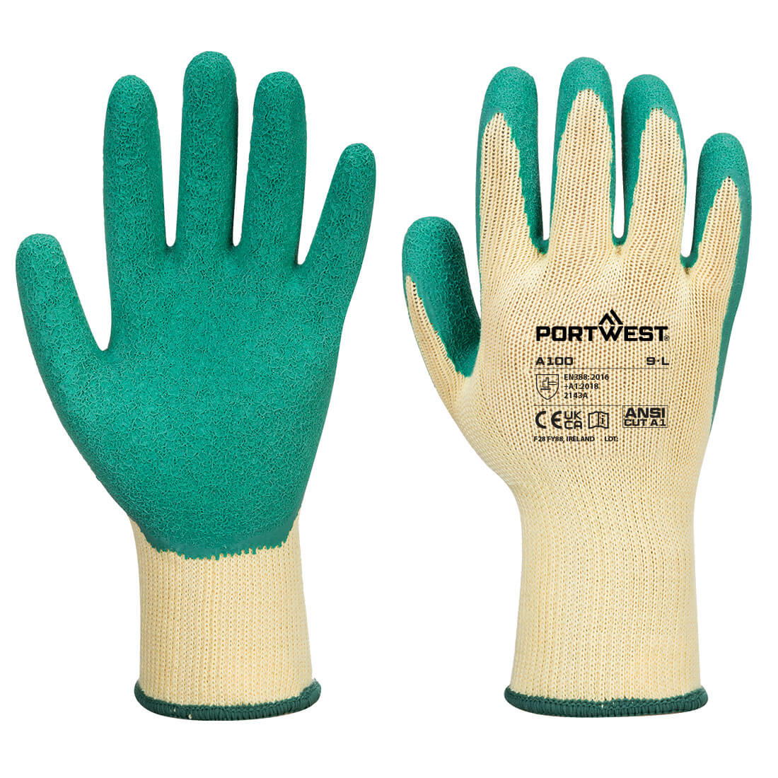 Portwest A100 Grip 10 Latex Glove