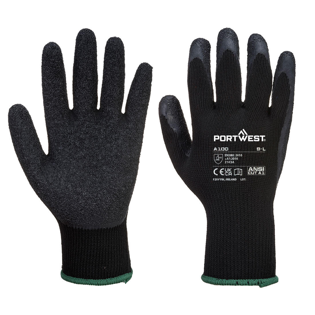 Portwest A100 Grip 10 Latex Glove