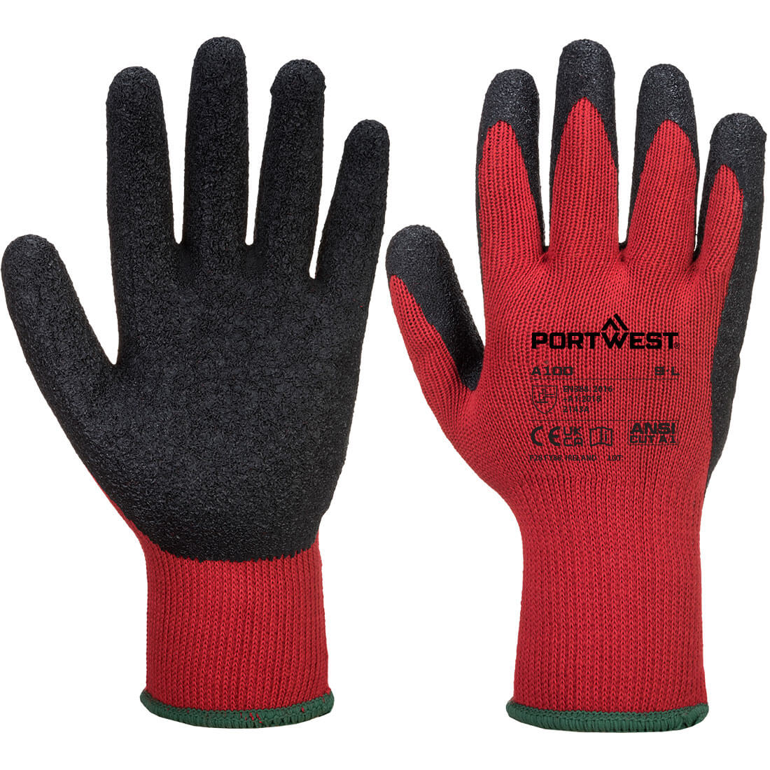 Portwest A100 Grip 10 Latex Glove