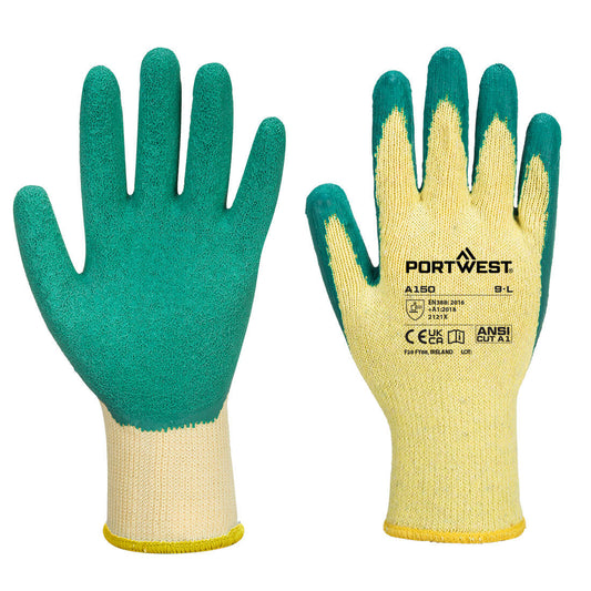 Portwest A150 Grip 10 Latex Economy Glove