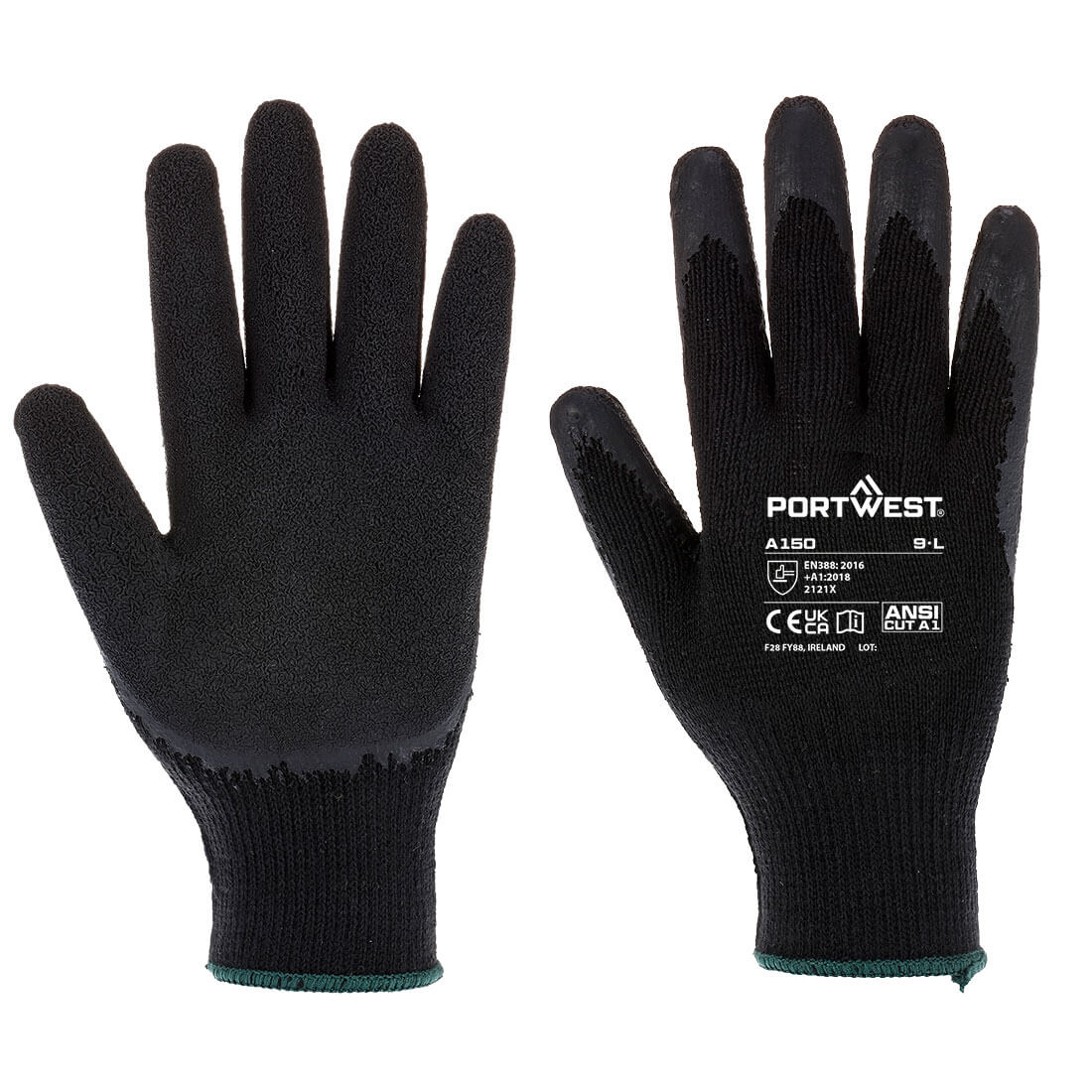 Portwest A150 Grip 10 Latex Economy Glove