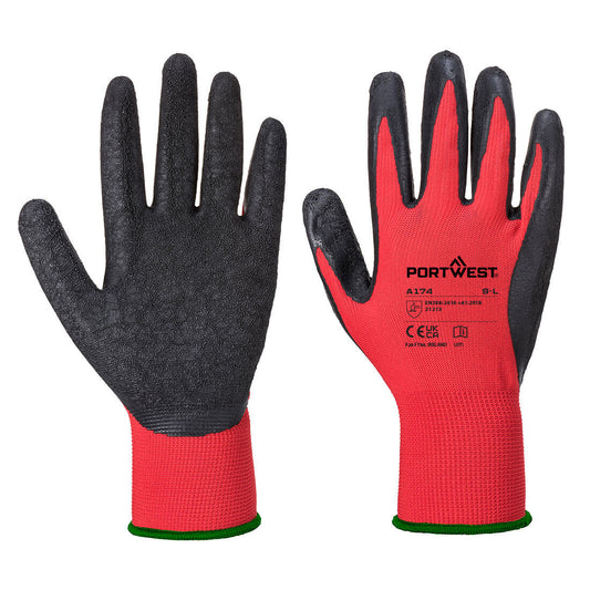 Portwest A174 Grip 13 Latex Crinkle Glove