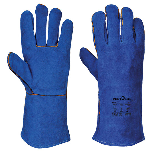 Portwest A510 Welders 210 Split Leather Red Gauntlet