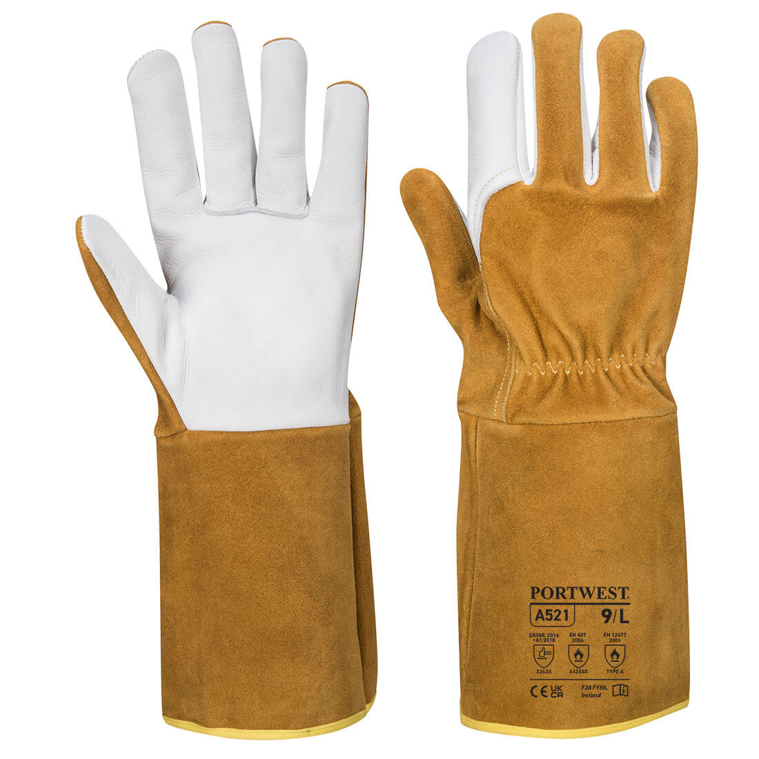 Portwest A521 TIG Welders 220 Grain Leather Gauntlet
