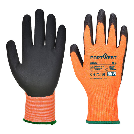 Portwest A625 Cut D13 PU Viz-Tex Glove