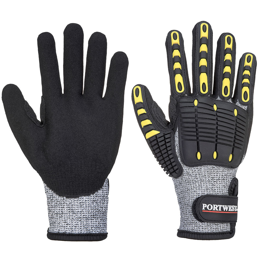 Portwest A722 Impact C13 Nitrile Sandy Reinforced Palm Glove