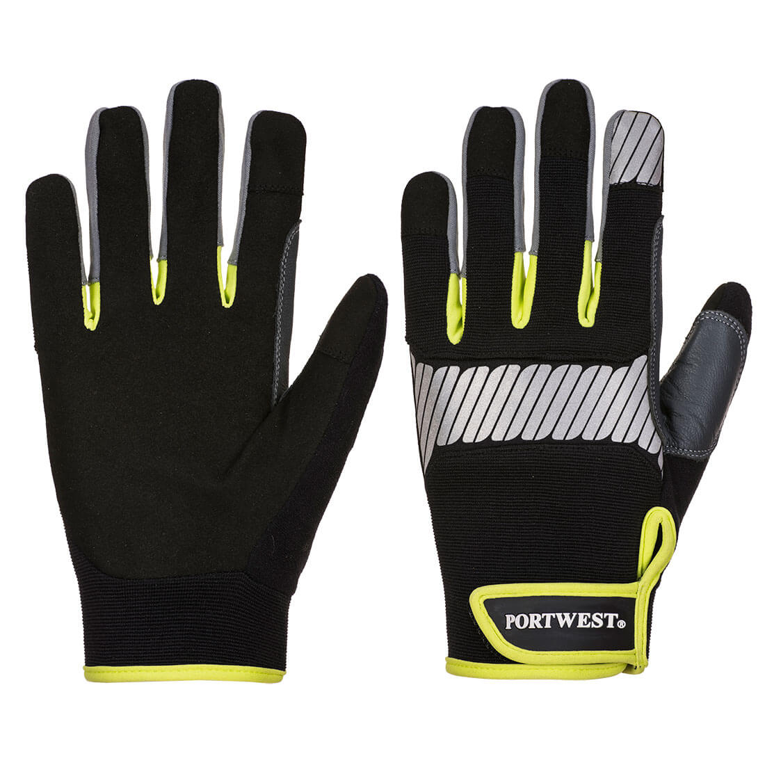 Portwest A770 PW3 Mechanic 80 Reflective Utility Glove