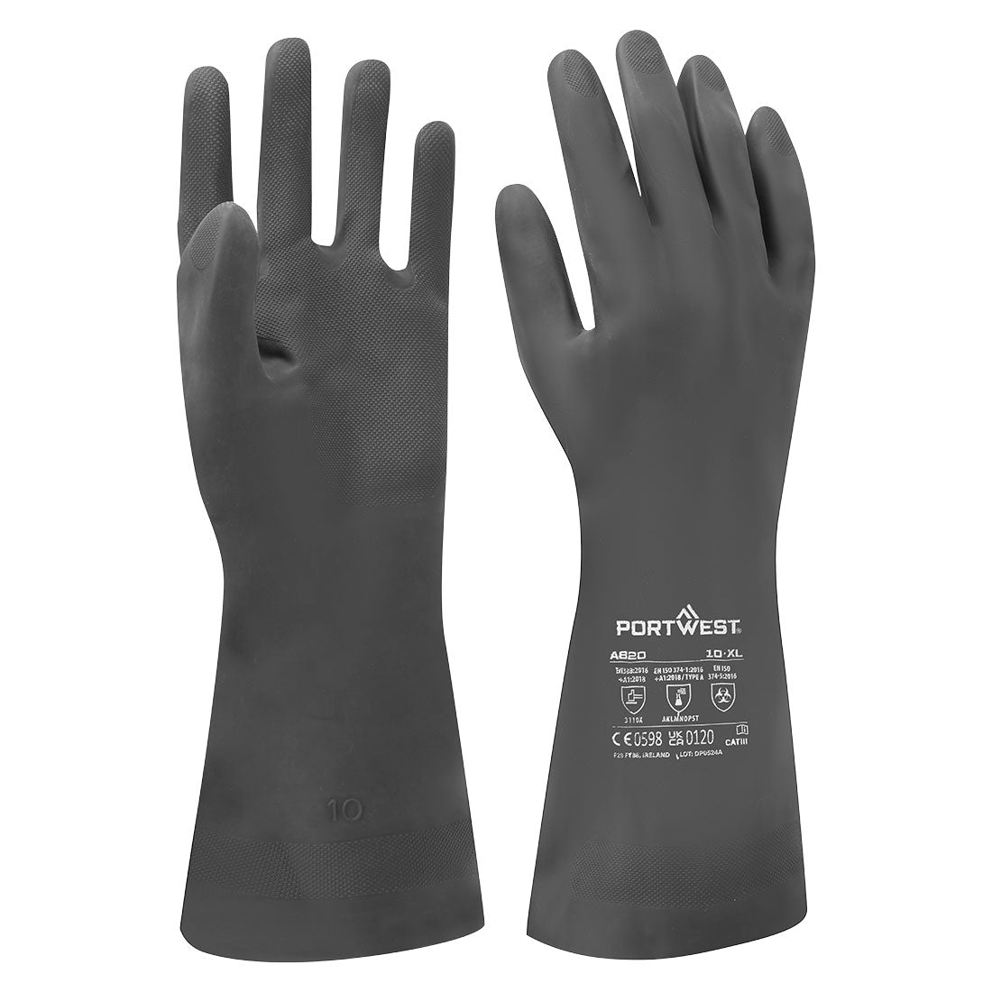 Portwest A820 Chem 380 Neoprene Gauntlet