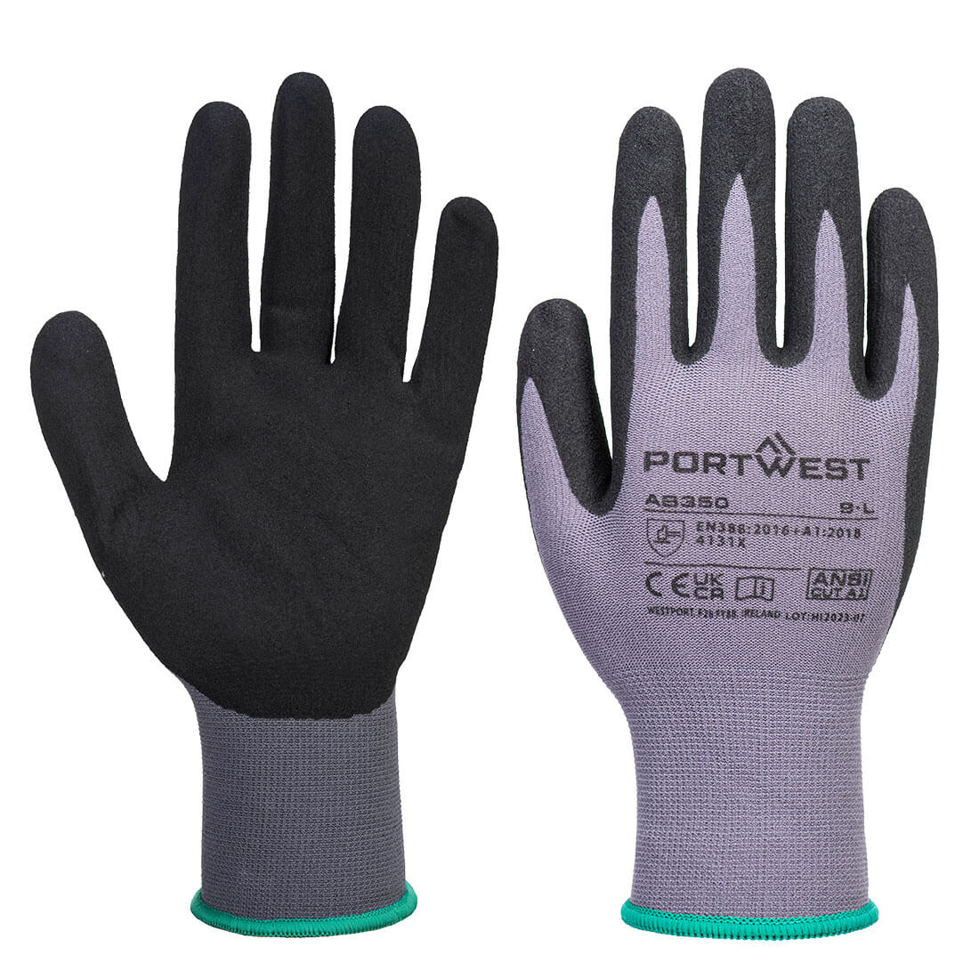 Portwest AB350 Grip 15 Nitrile Sandy Essential Multipack (Pk12)
