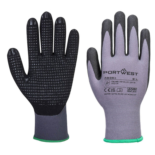 Portwest AB351 Grip 15 Nitrile Sandy Dotted Essential Multipack (Pk12)