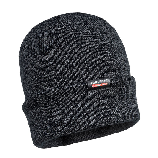 Portwest B026 Insulated Knit Reflective Yarn Beanie