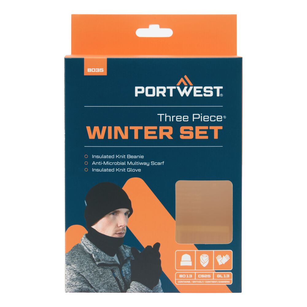 Portwest B035 Winter Accessory Set (3pcs)
