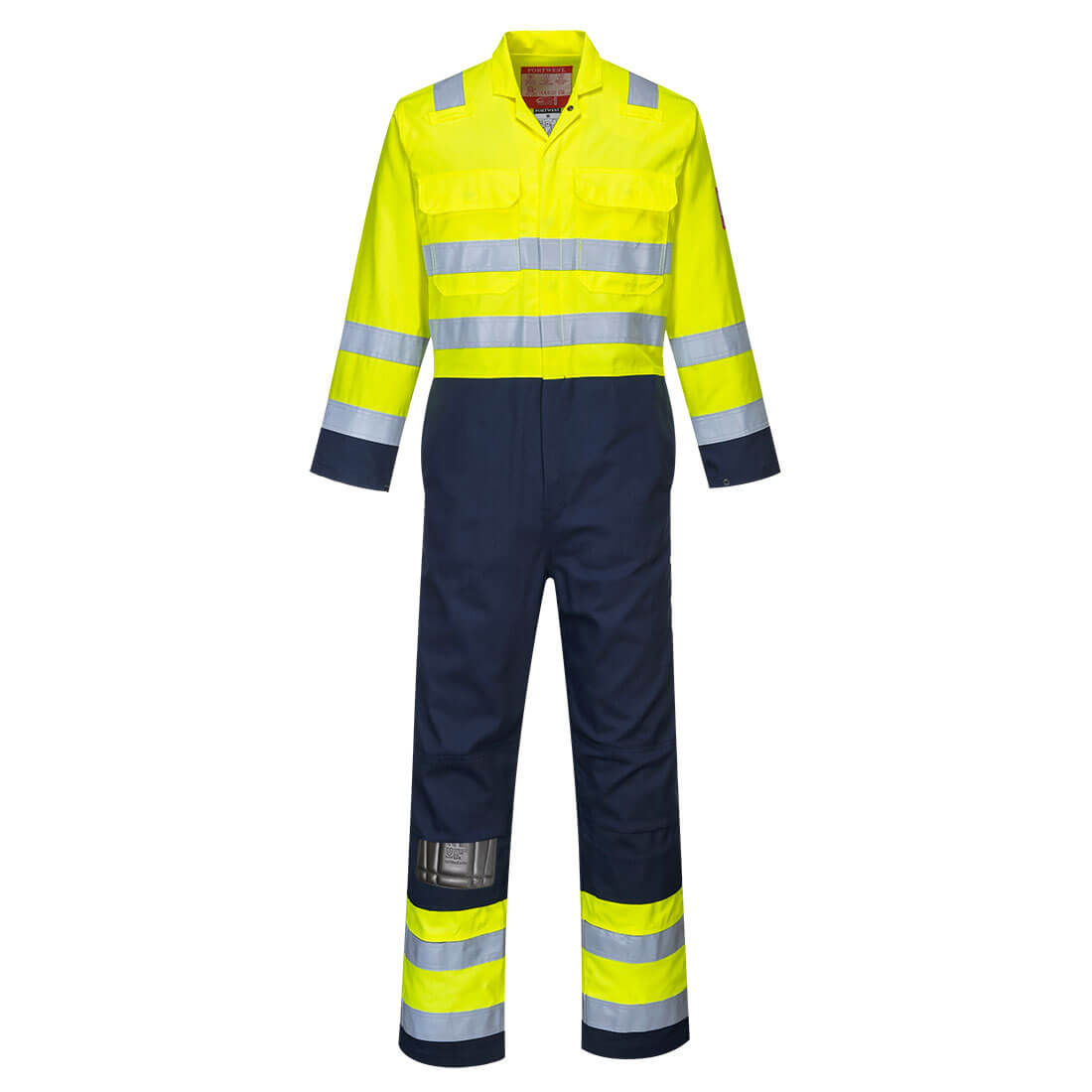 Portwest BIZ7 Bizflame Work Hi-Vis Contrast FR Coverall