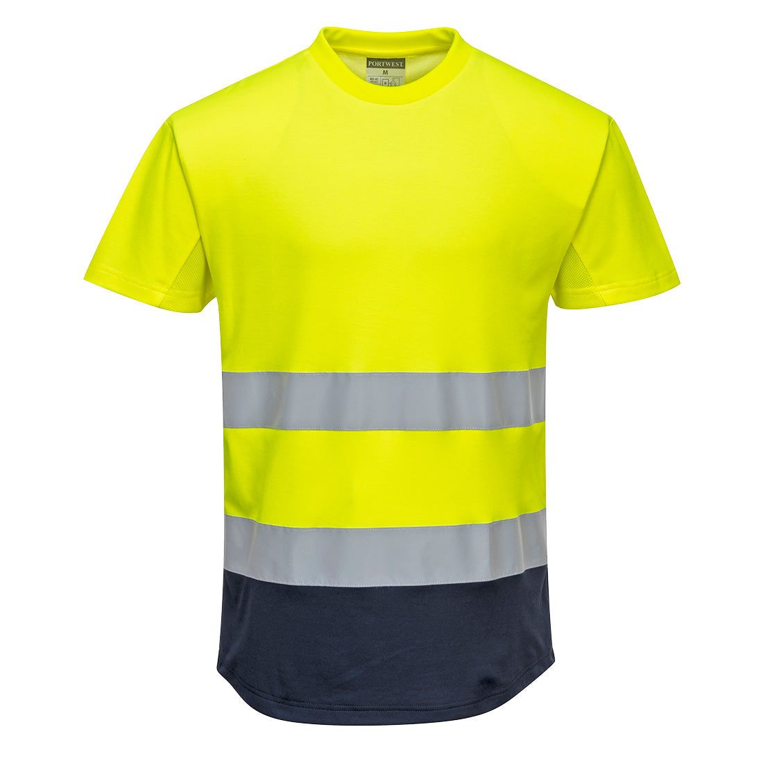 Portwest C395 Hi-Vis Contrast Mesh Insert T-Shirt S/S