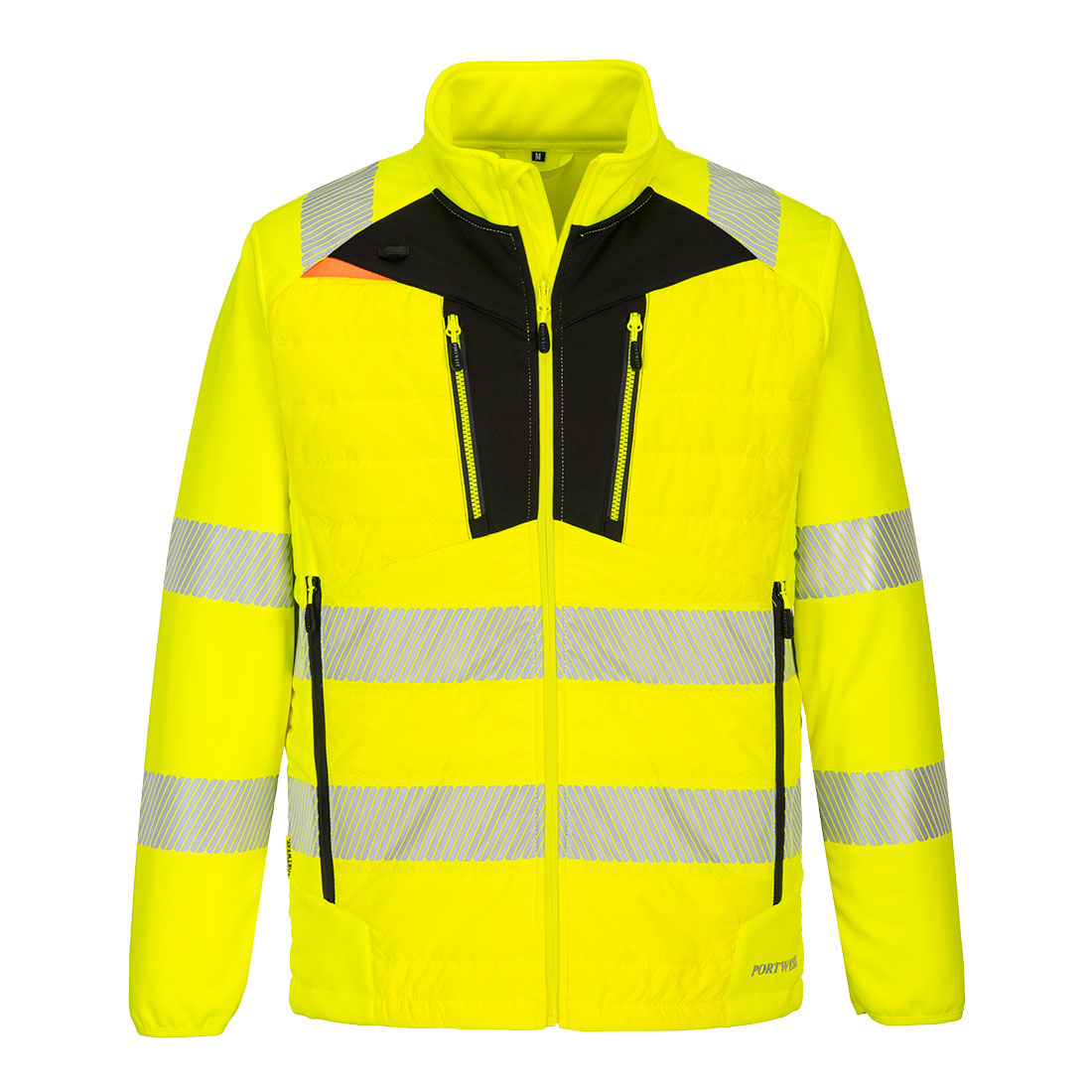 Portwest DX473 DX4 Hi-Vis Hybrid Baffle Jacket