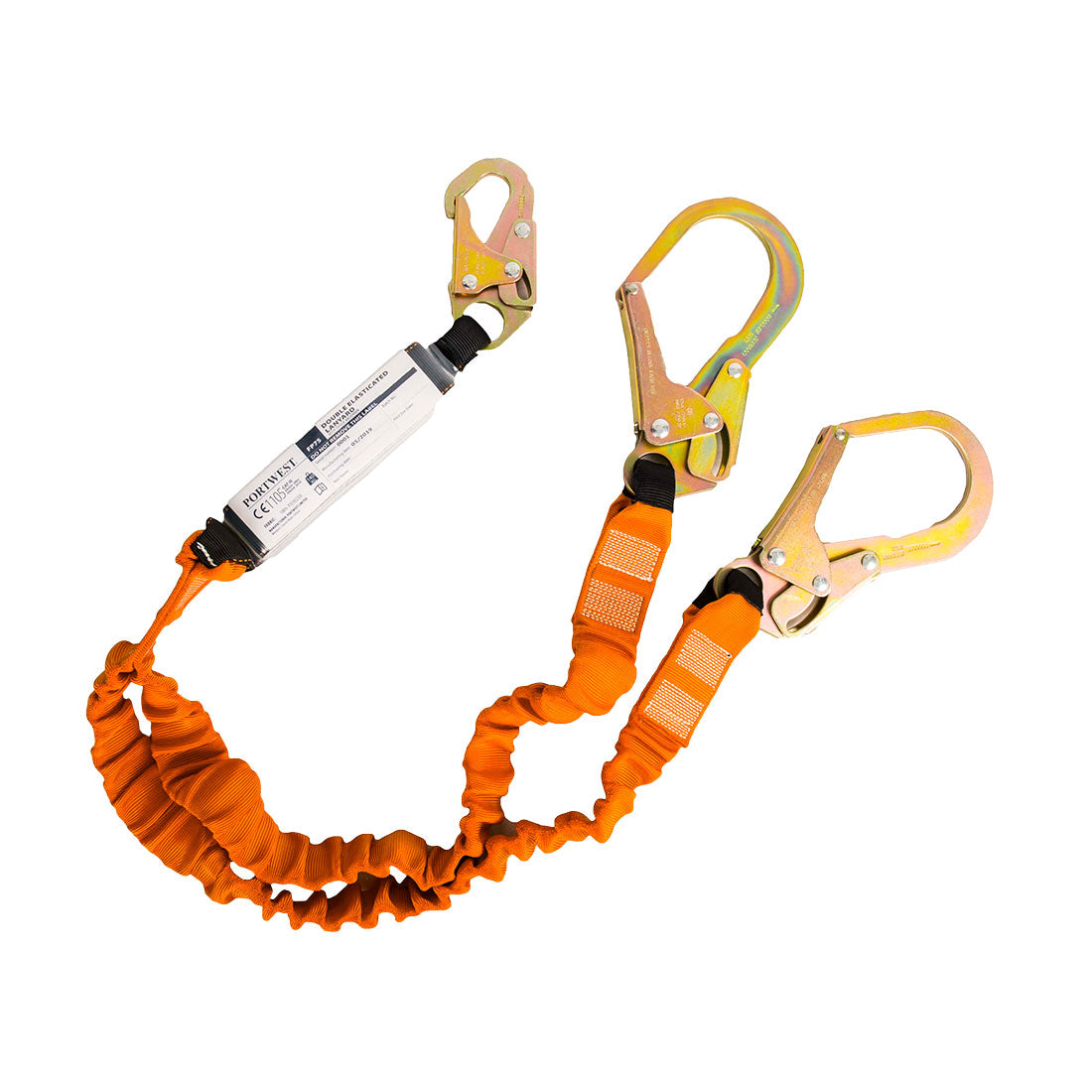 Portwest FP75-Double 140kg 1.8m Lanyard with Shock Absorber