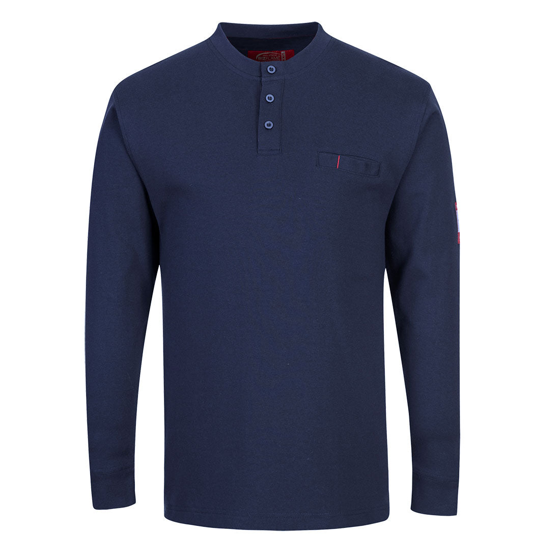Portwest FR32-Bizflame Knit FR Long Sleeve Henley