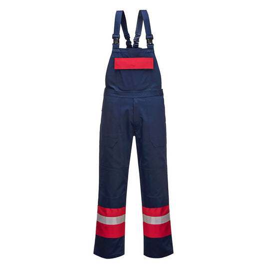Portwest FR57-Bizflame Work Two Tone FR Bib and Brace
