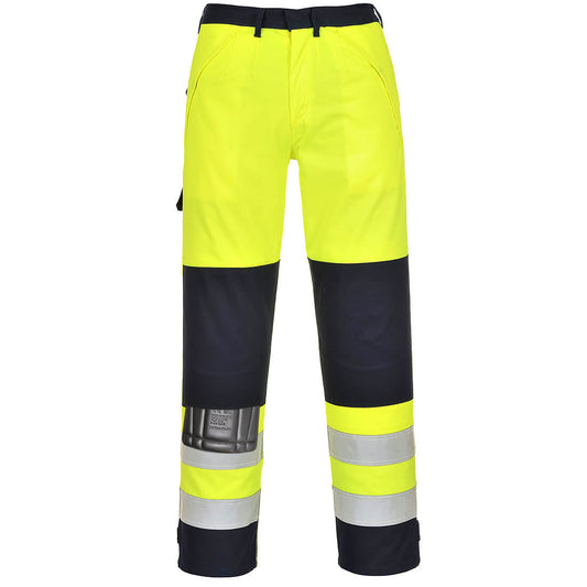 Portwest FR62-Bizflame Work Hi-Vis Multi-Norm Contrast FR Trousers