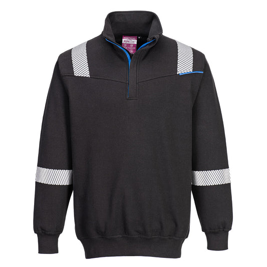 Portwest FR710-WX3 Modaflame Knit FR 1/4 Zip Sweatshirt