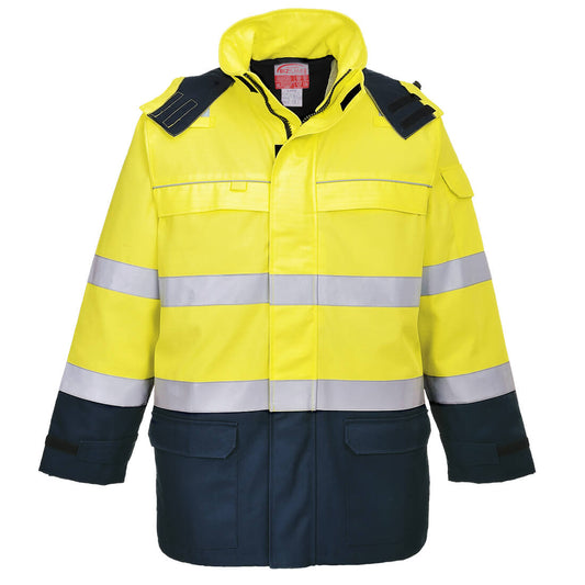 Portwest FR79-Bizflame Rain+ Hi-Vis Multi-Norm Constrast FR Jacket