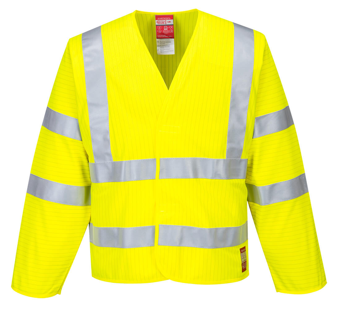 Portwest FR85-Bizflame Hi-Vis FR Long Sleeve Vest
