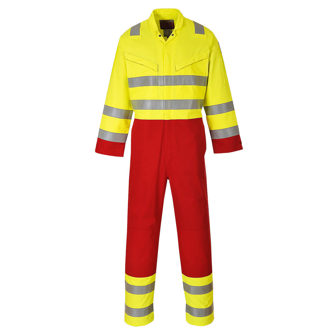 Portwest FR90-Bizflame Work Hi-Vis Contrast FR Coverall