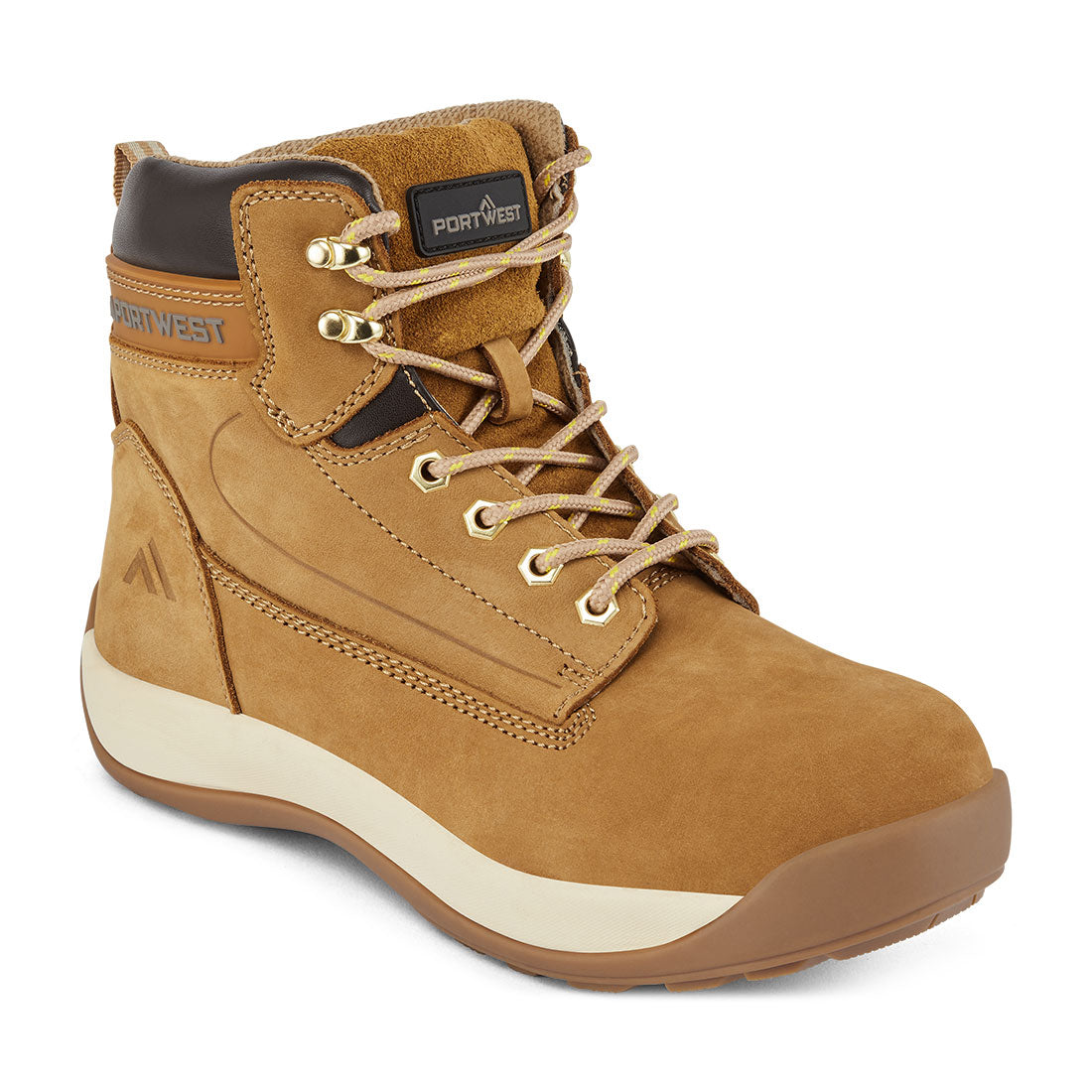 Portwest FW32-Steel Nubuck Leather Mid Boot S3 HRO