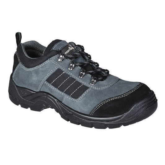 Portwest FW64-Steel Cow Suede Leather Low Shoe S1P SR