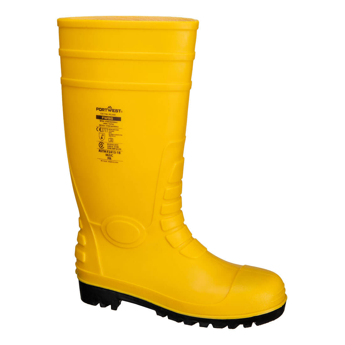 Portwest FW95-Steel PVC Wellington S5 FO CI
