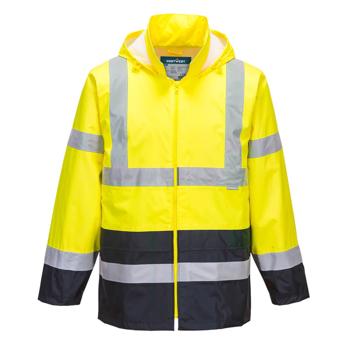 Portwest H443-Hi-Vis Contrast Classic Rain Jacket